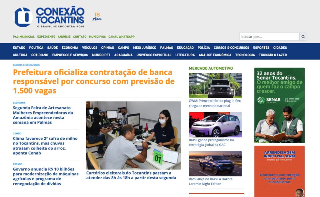 Conexão Tocantins - Notícias de Palmas