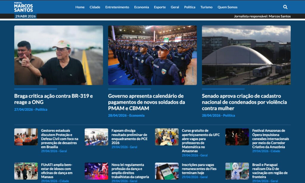 Portal Marcos Santos - Notícias de Manaus