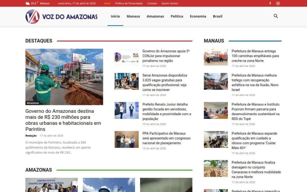 Portal Voz do Amazonas – Notícias de Manaus